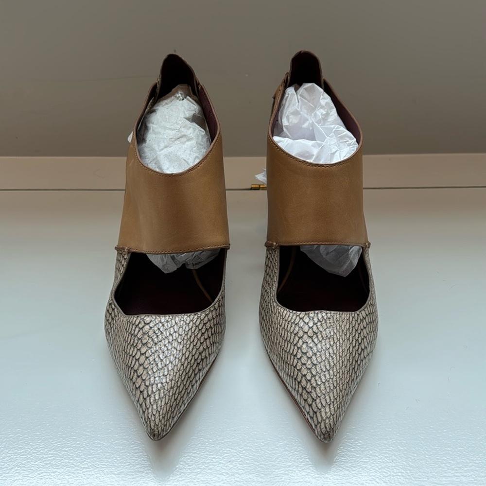 Coach Faux Snake Skin Heels, size 11